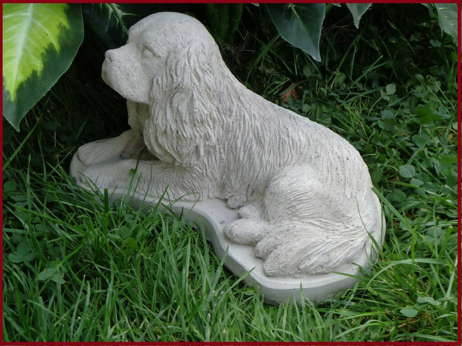 Cavalier King Charles Spaniel Concrete 6x10-1/2 x 6" High