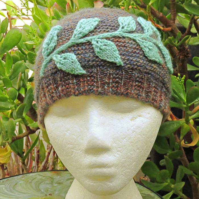 Creature Beanie - spray of leaves