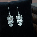 Belva Ann Owl Charm Earrings