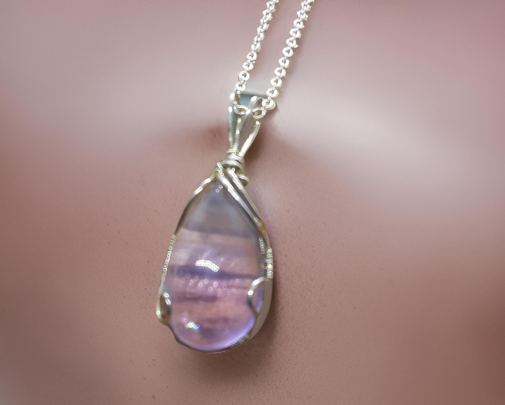Sterling Amethyst Pendant