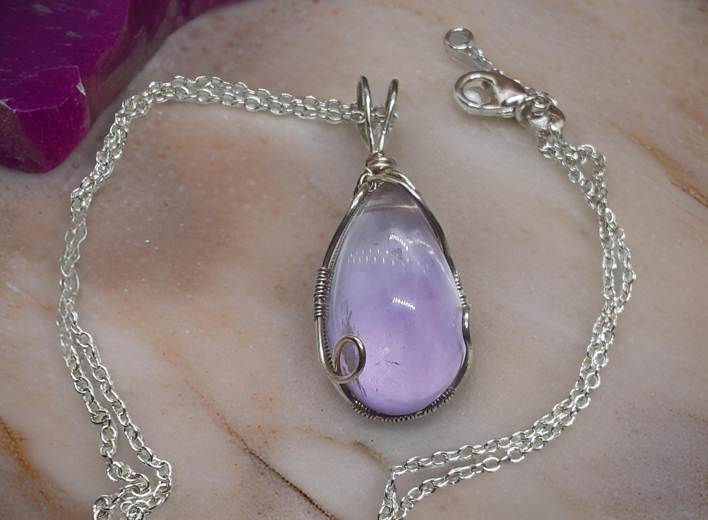 Sterling Amethyst Pendant