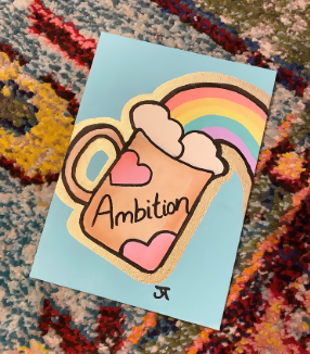 Cup of Ambition Painting - Dolly Parton