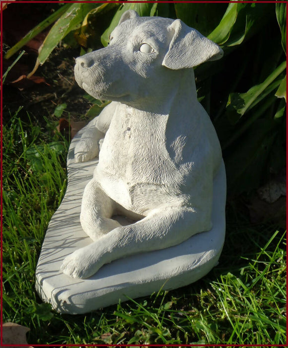 Jack Russell Terrier Dog Concrete 5 x 11 x 7-1/4" High