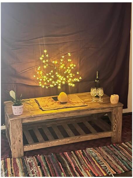 Farmhouse style Coffee table, X-cross legs, wood, handmade, solid pine, rustic, repurposed