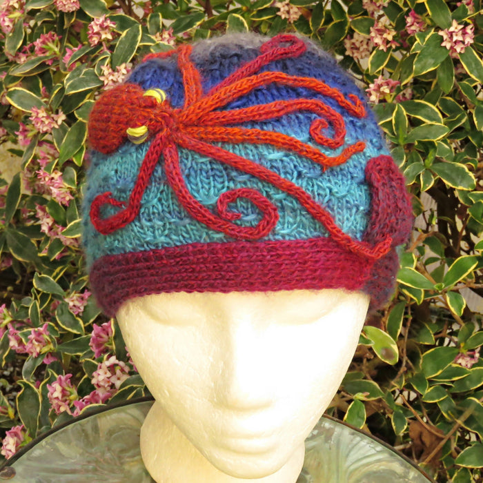 Knitting pattern - Octopus in the Shallows beanie