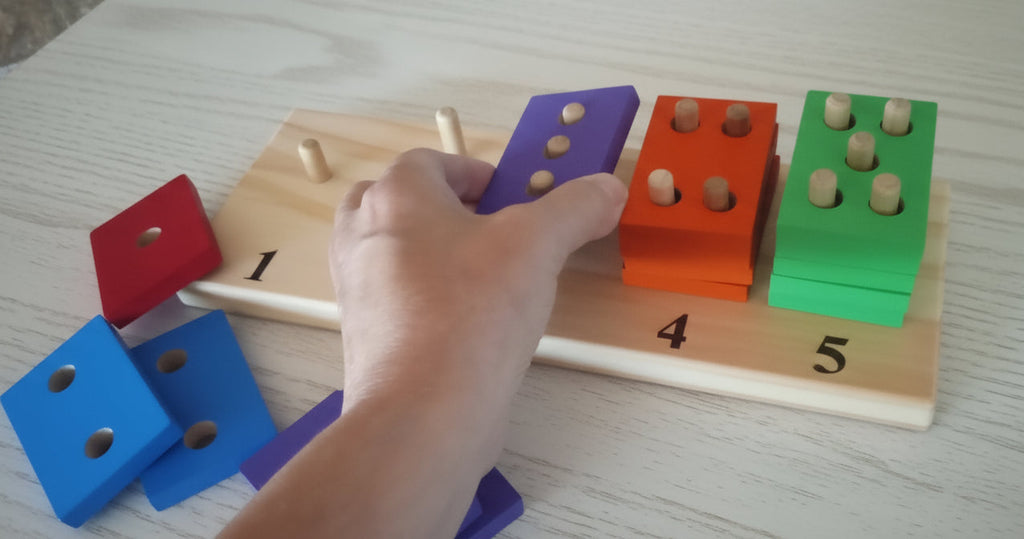 Wooden Counting Stack Set