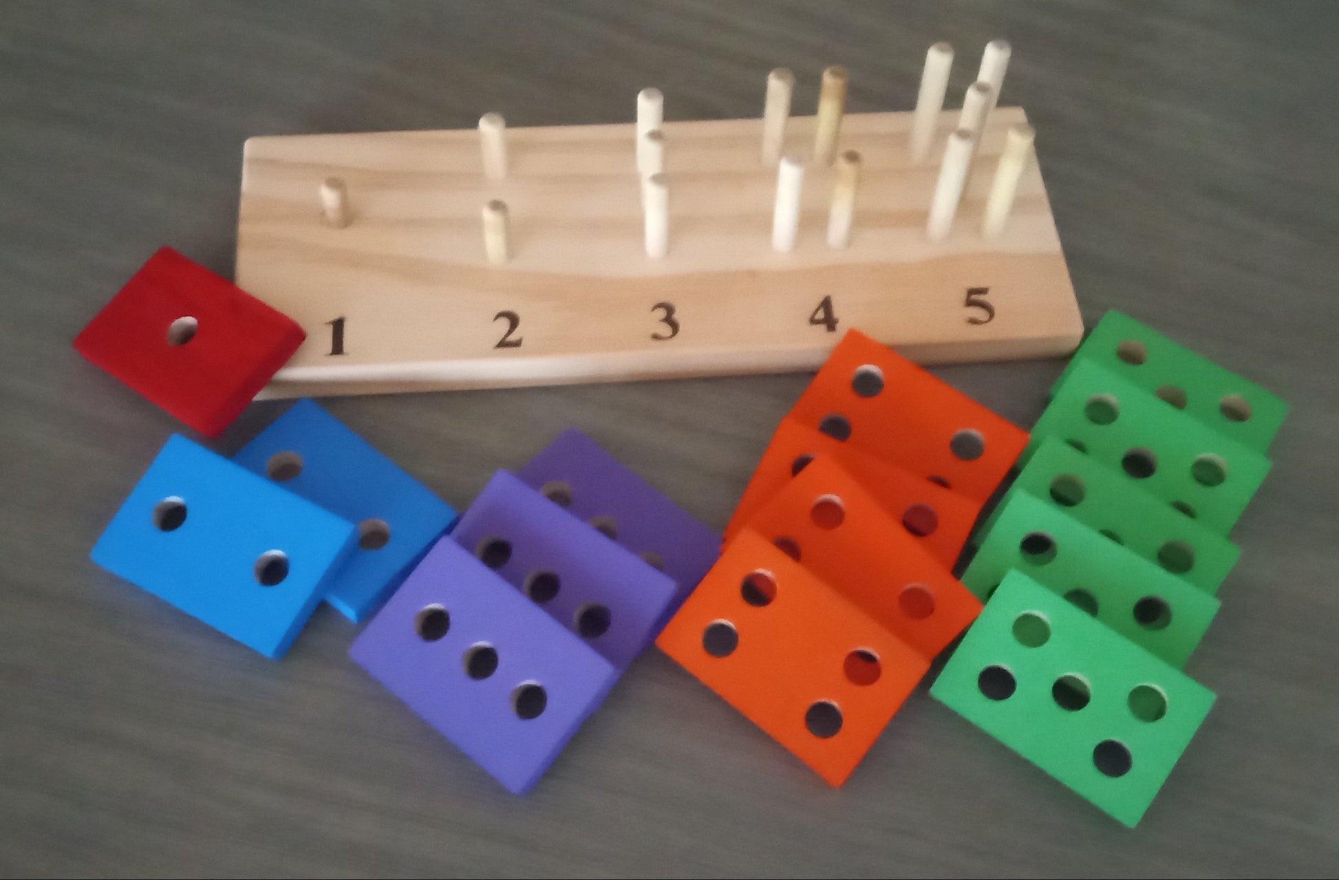 Wooden Counting Stack Set