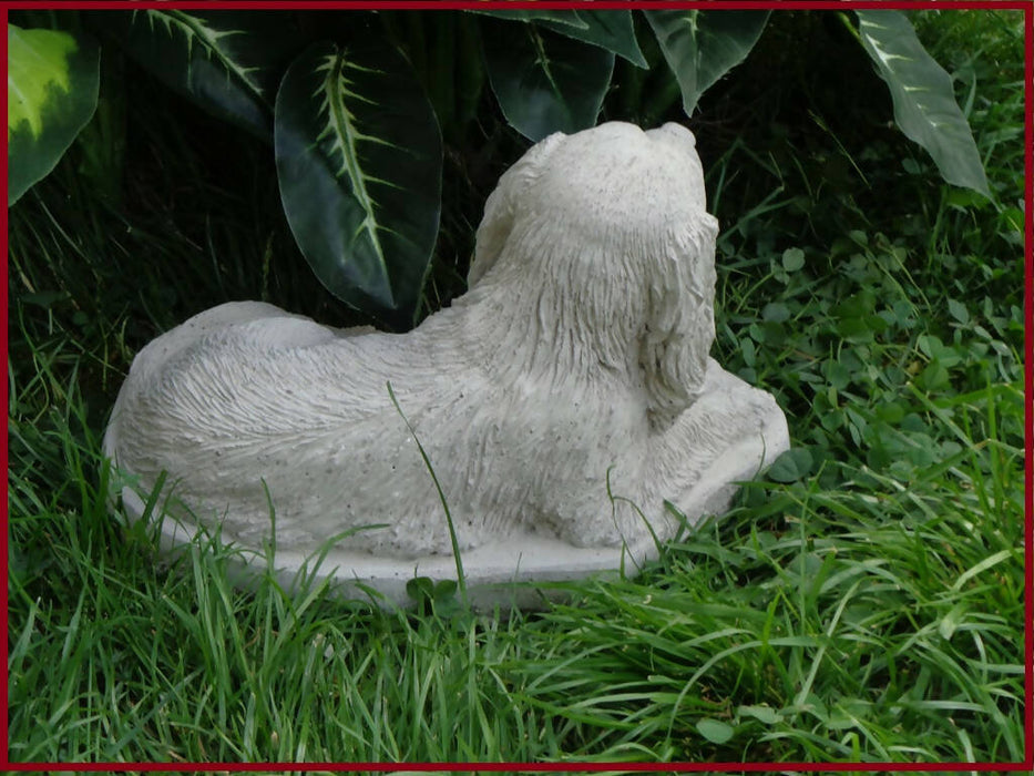 Cavalier King Charles Spaniel Concrete 6x10-1/2 x 6" High